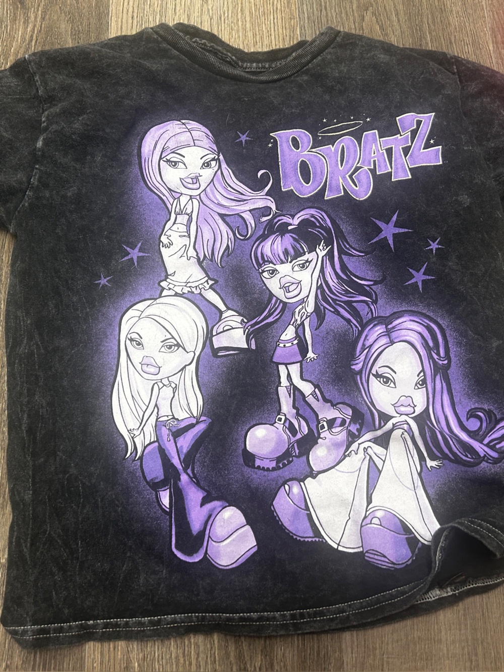 Bratz Girls Graphic Tee - Black & Purple